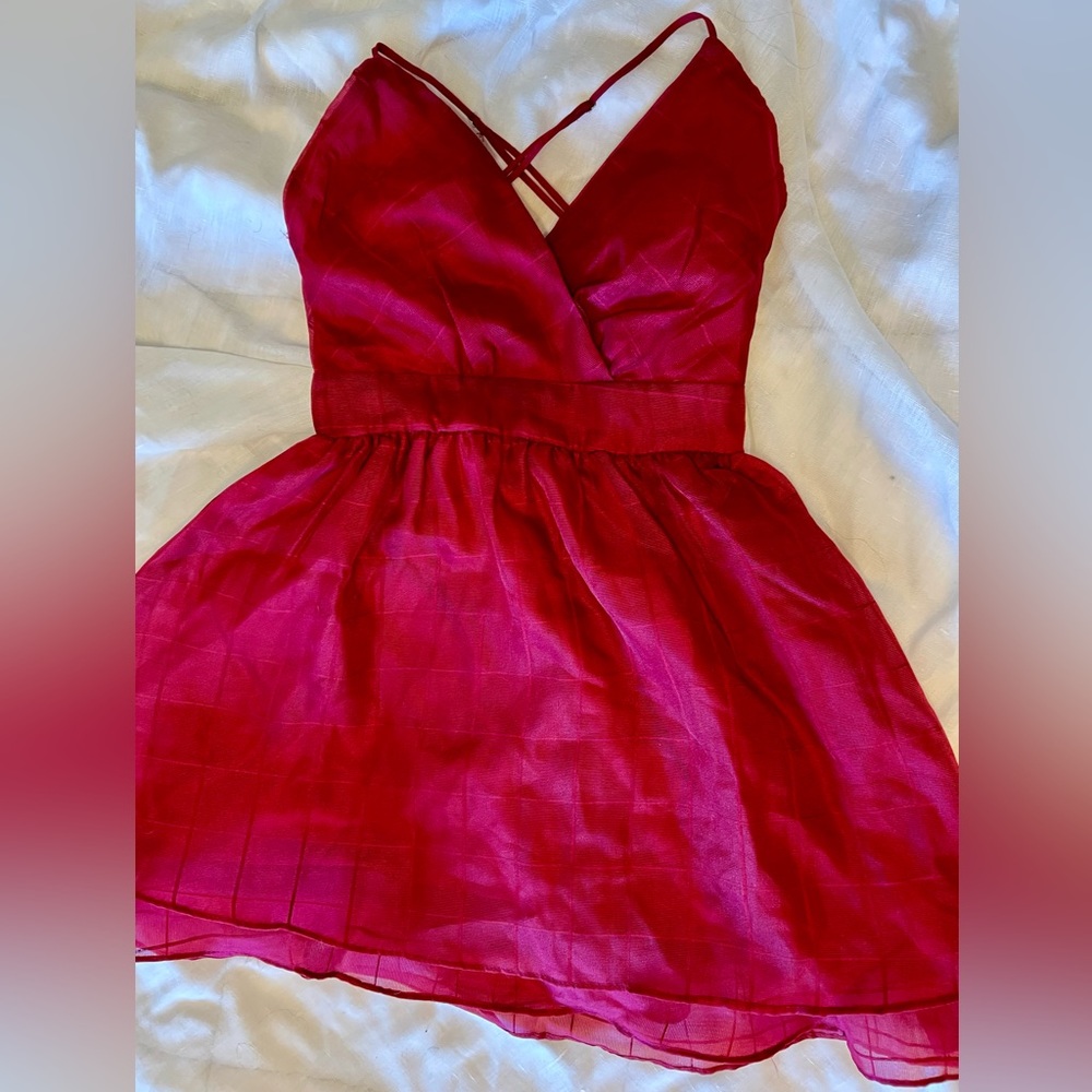 XXS burgundy dress